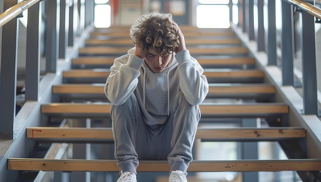 Adolescente en crisis de ansiedad